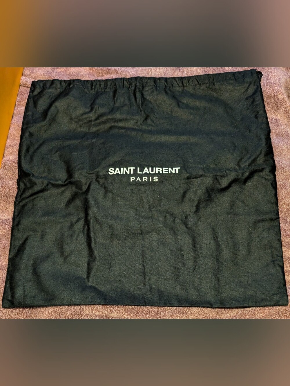 Saint Laurent YSL Dust Bag 16.5x16 Sac de Jour Niki Loulou Handbag Storage See - Picture 2 of 7